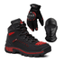 Kit Bota Motor + Luva Fit + Balaclava | Vermelho - C.A 52083 