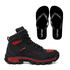 Kit Bota Motor + Chinelo Basic Unissex | Vermelho - CA 52083