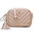 Bolsa Feminina Couro Premium Transversal Ronco Ferraro | Nude