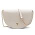 Bolsa Feminina Couro Legitimo Meia Lua Transversal Ronco Ferraro | OffWhite
