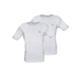 Kit 2 Camisetas Masculina Básica Lisa 100% Algodão Branca