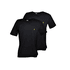 Kit 2 Camisetas Masculina Básica Lisa 100% Algodão Preta 