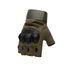 Luva Militar Tática Airsoft Paintball Meio Dedo Esportiva Verde