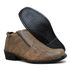 Bota Masculina Calce Fácil Couro Legítimo Premium - Caqui