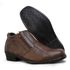 Bota Masculina Calce Fácil Couro Legítimo Premium - Marrom