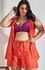 CONJUNTO PLUS SIZE EM RENDA COM BOJO - FUCSIA