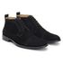 Bota Masculina Ankle Boot Brogue Couro Preto