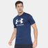 Camiseta Under Armour Sportstyle Masculina - Marinho+Branco