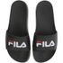 Chinelo Slide Fila Sleek Feminino - Preto+Branco