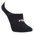 Meia Fila Invisible Feminina - Preto - 34/38