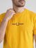 CAMISETA FRED PERRY AMARELO COM LOGO PRETO