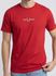 CAMISETA FRED PERRY VERMELHO COM LOGO BRANCO