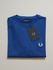 Camiseta Fred Perry - Azul Royal com logo Branca - Egípcia