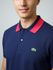 Gola Polo Lacoste Diferenciada Importada - Marinho com gola vermelha