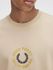 Camiseta Fred Perry - bege - Bordada - Egípcia