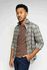 Camisa Stefano Xadrez Melange Marrom