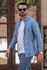 Camisa Stefano Cambraia Xadrez Grid Azul