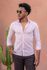 Camisa Stefano Cambraia Listras Rosa