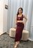 Conjunto Canelado Clara Bordô