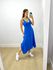 Vestido Midi Ster Liso Azul
