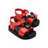 Mini Melissa Jump + Disney 100 Baby Preto/Vermelho