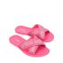 Mini Melissa M Lover Slide Infantil Rosa/Prata