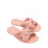Mini Melissa M Lover Slide Infantil Rosa/Glitter