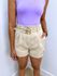 Short Alfaiataria Cinto Duplo Nude