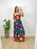 Vestido Mariah Estampa Floral Azul