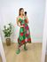 Vestido Midi Ster Estampa Floral Verde 