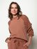 Blusa Moletom c/ Tricot Biamar - Mocha Mousse