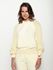 Blusa Moletom c/ Tricot Biamar - Manteiga