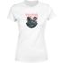 Camiseta Baby Look Feminina Branca Corvo Treta Rockwear