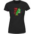 Camiseta Baby Look Feminina Preta Time Does Not Stop Treta Rockwear