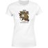 Camiseta Baby Look Feminina Branca War Treta Rockwear