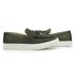 Sapato Loafer Guitte Bambulim Oliva Couro Legítimo Camurça