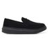 Sapato Loafer Guitte Slip On Preto Sola Preta Couro Legítimo Camurça