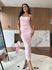 Vestido Midi Rosa Dolce