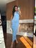 Vestido em Tule Azul Nancy