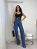 Calça Wide Leg Sofi Escura
