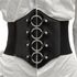 Corset Espartilho Preto com Argolas