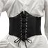 Corset Espartilho Preto com Cadarço