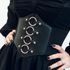 Corset Espartilho Preto com Argolas