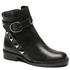 BOTA ROCKSTUD COURO CABRA PRETO/ÔNIX