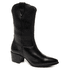 BOTA LÌVIA COURO DE CABRA PRETO 