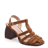 SANDALIA COURO NOBUCK CARAMELO