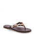 SANDALIA RASTEIRA COURO CROCO BROWN 
