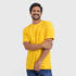 Camiseta Masculina Básica Lisa Amarela