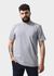 Camiseta Masculina Básica Lisa Cinza