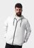 Jaqueta Corta Vento Masculina Com Zíper Branco
